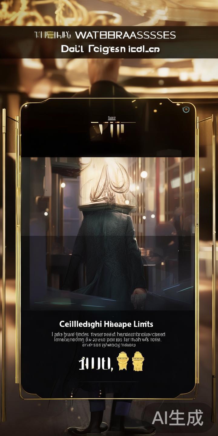 VIP额度：平台设有VIP等级体系，等级越高，享受